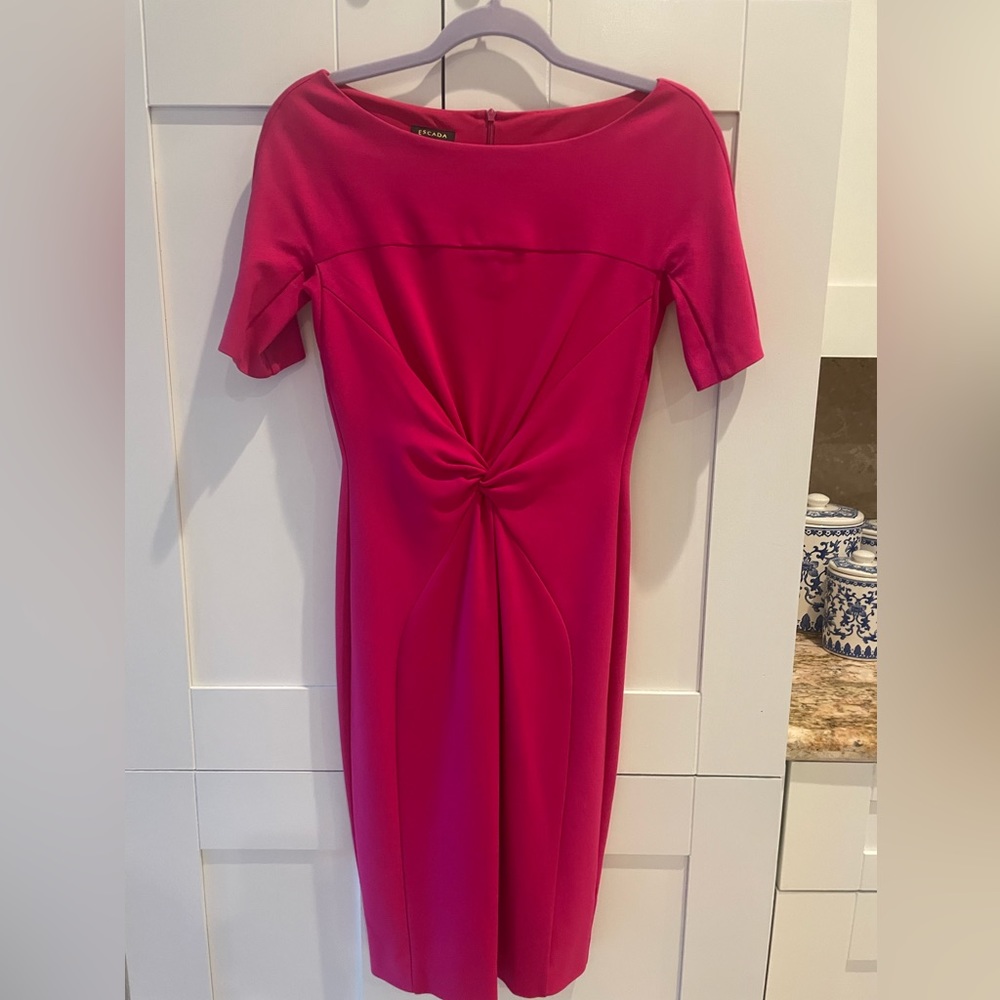 Pink Escada dress very good condition like new